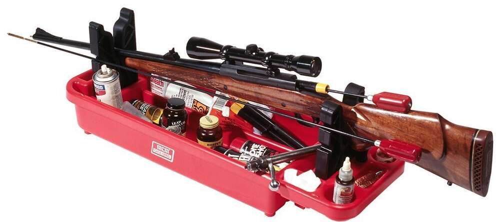 Misc. Accessories MTM Case Gard Ready Series MTM GUNSMITH RIFLE MAINTENANCE & CLEANING CENTER RED